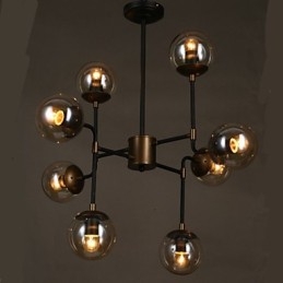 Art glass Ball Round Beanstalk Chandelier