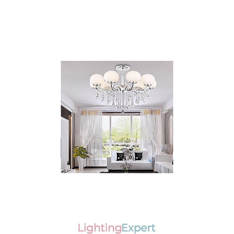 Chandelier Crystal Luxury Modern Living 9 Lights