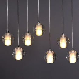 All Over The Sky Star Bocci Droplight Aurora Borealis Modern Glass Crystal Lamp