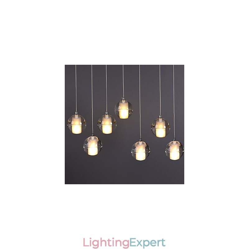 All Over The Sky Star Bocci Droplight Aurora Borealis Modern Glass Crystal Lamp
