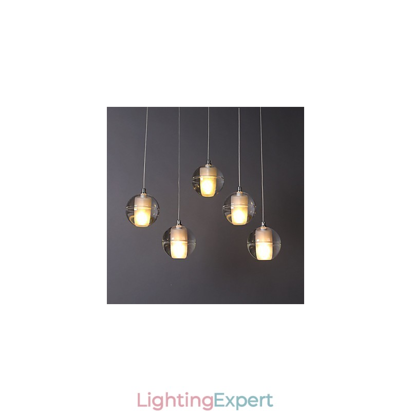 All Over The Sky Star Bocci Droplight Aurora Borealis Modern Glass Crystal Lamp