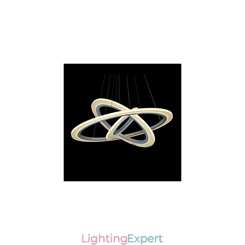 75 Watt Modern Contemporary Painting Acrylic Pendant Light