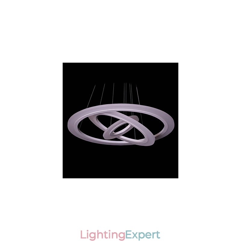 75 Watt Modern Contemporary Painting Acrylic Pendant Light