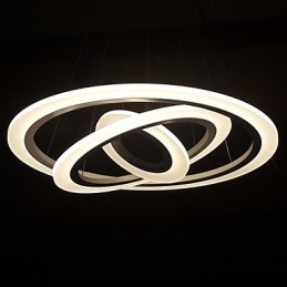 75 Watt Modern Contemporary Painting Acrylic Pendant Light