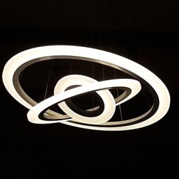 75 Watt Modern Contemporary Painting Acrylic Pendant Light
