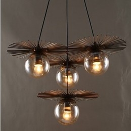 Art glass Ball Round Beanstalk Chandelier