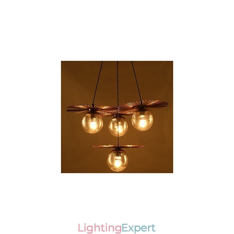 Art glass Ball Round Beanstalk Chandelier