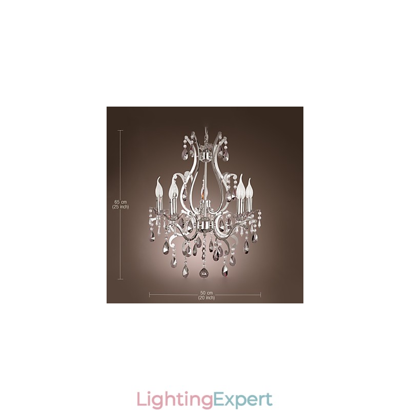 Traditional Classic Chrome Chandelier
