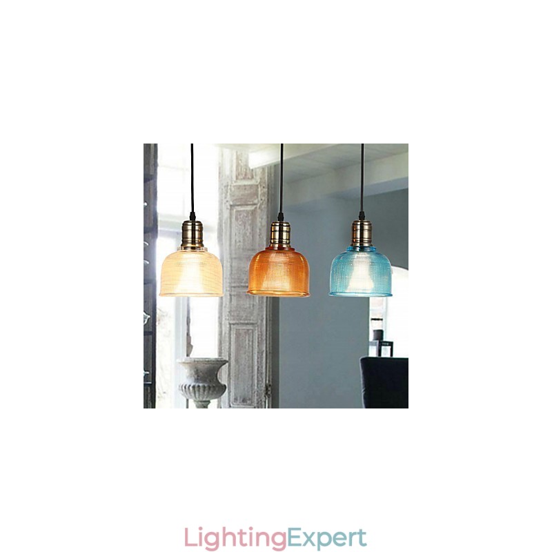 Nordic Small Droplight Of Stained Glass Chandelier Restoring Ancient Ways