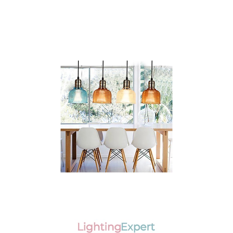 Nordic Small Droplight Of Stained Glass Chandelier Restoring Ancient Ways
