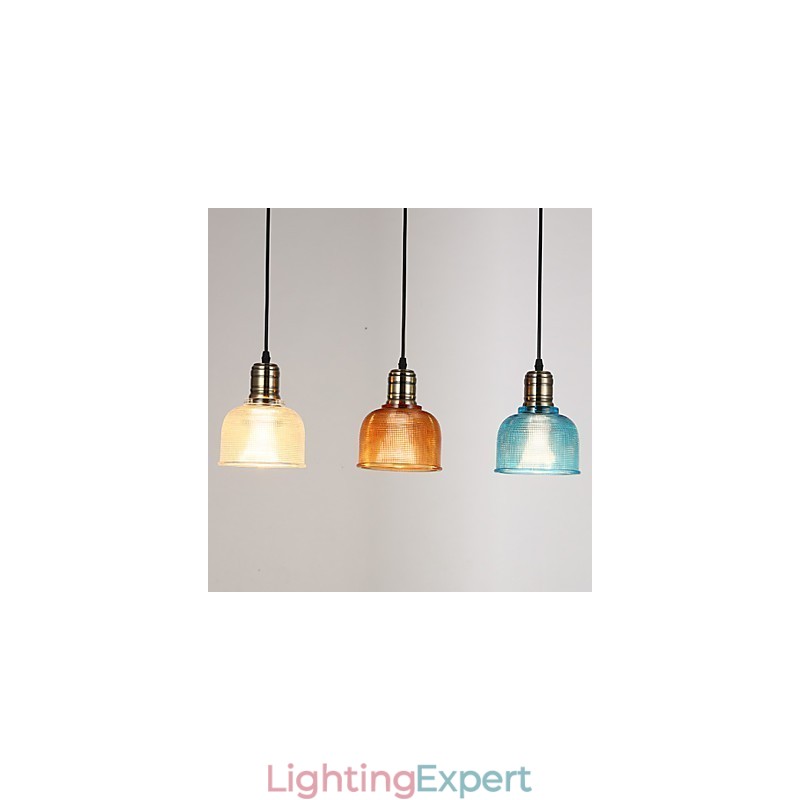 Nordic Small Droplight Of Stained Glass Chandelier Restoring Ancient Ways
