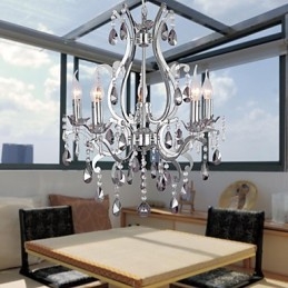 Traditional Classic Chrome Chandelier