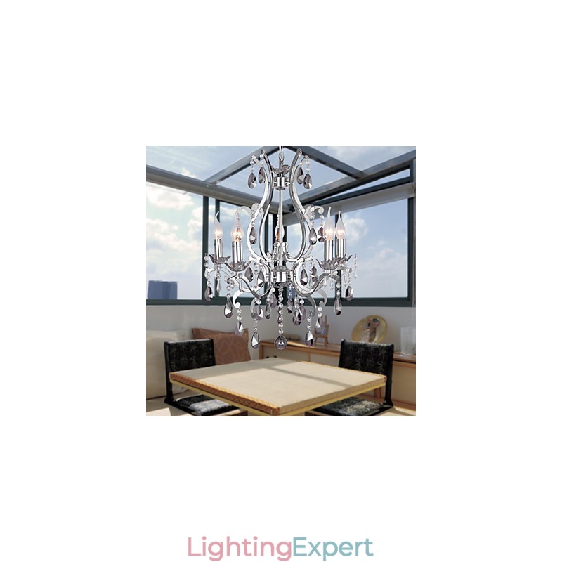 Traditional Classic Chrome Chandelier