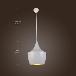 Modern Contemporary Retro Country Painting Metal Pendant Light