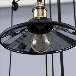 Pendant Lights Vintage 3 Lights ST64 Bulbs Included Up and Down system