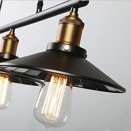 Pendant Lights Vintage 3 Lights ST64 Bulbs Included Up and Down system
