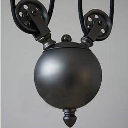 Pendant Lights Vintage 3 Lights ST64 Bulbs Included Up and Down system