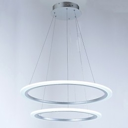 Modern 2 Ring Pendant Light Chandelier Lighting Fixtures with