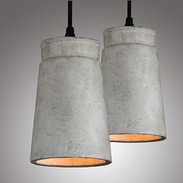 The Nordic Minimalist Retro Pendant Light Cement Vintage Lamp Lighting Fixture
