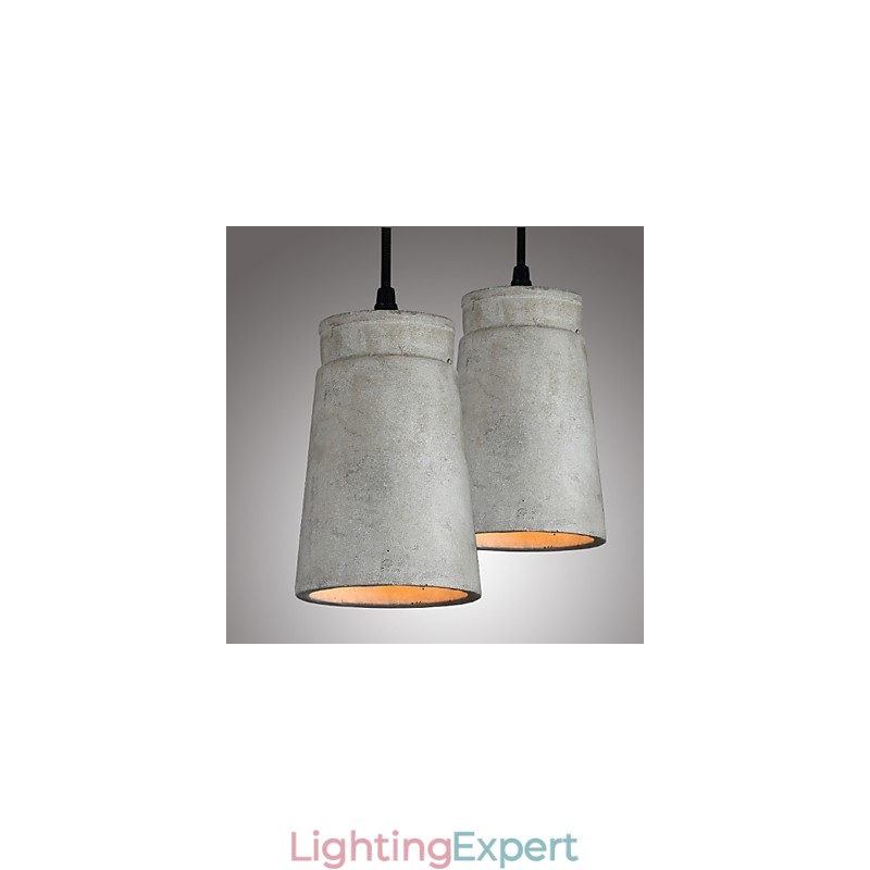 The Nordic Minimalist Retro Pendant Light Cement Vintage Lamp Lighting Fixture