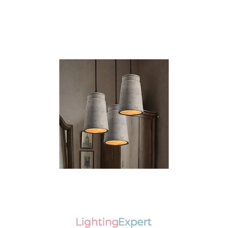 The Nordic Minimalist Retro Pendant Light Cement Vintage Lamp Lighting Fixture