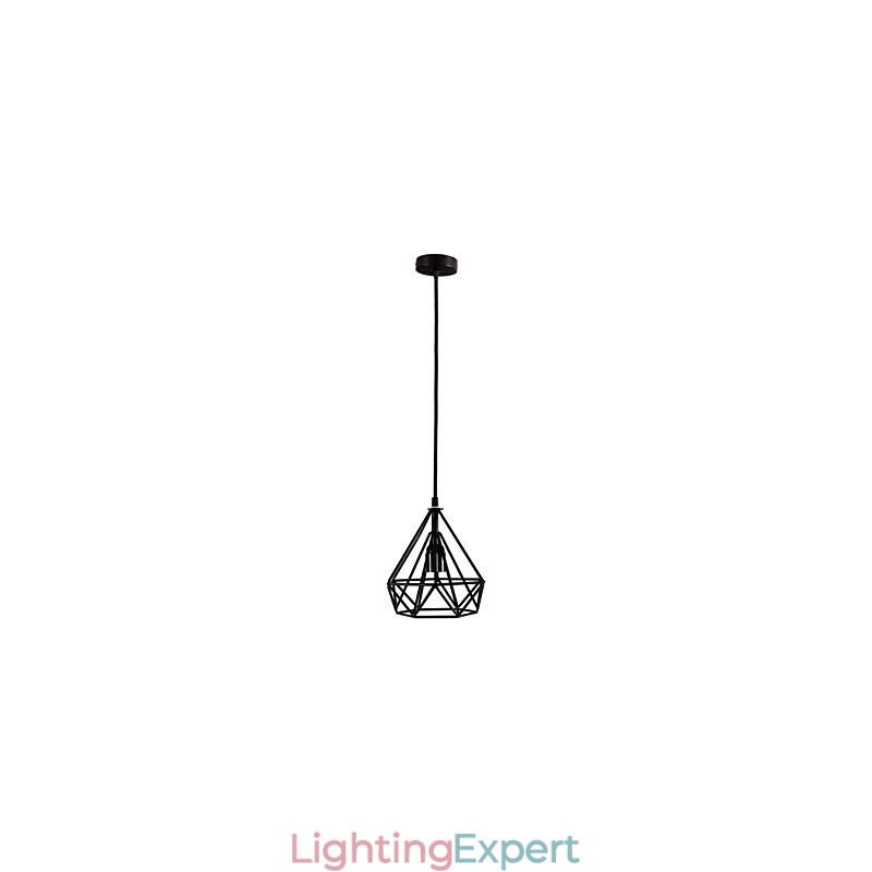 Retro Mini Style Painting Metal Pendant Light Garage