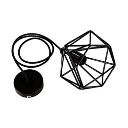 Retro Mini Style Painting Metal Pendant Light Garage