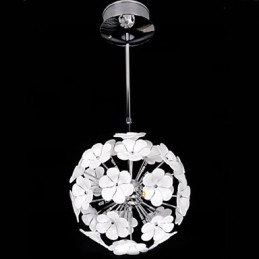 The Glass Ball Flower Garden Shops Warm Chandelier