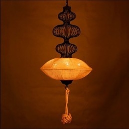 Nordic Retro Industrial Hemp Creative Birdcage Lamps