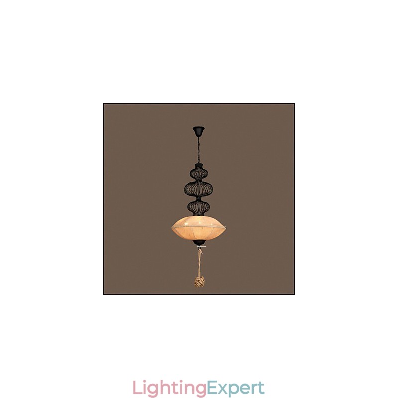 Nordic Retro Industrial Hemp Creative Birdcage Lamps