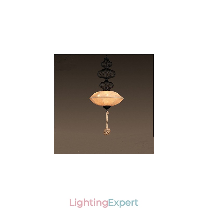 Nordic Retro Industrial Hemp Creative Birdcage Lamps