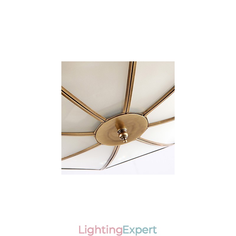 Traditional Classic Rustic Lodge Brass Metal Pendant Light