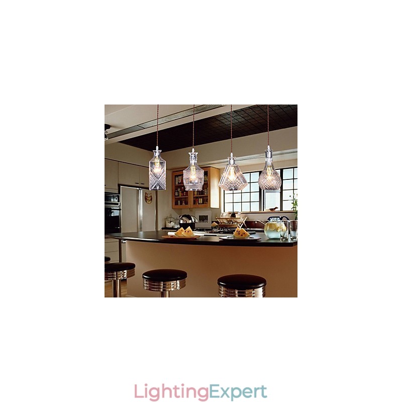 40W*4 Modern Contemporary Traditional Classic Vintage Island Metal Pendant Light
