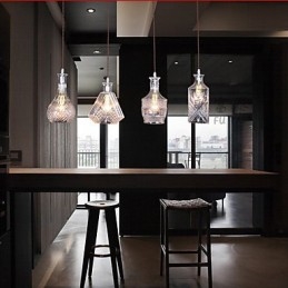 40W*4 Modern Contemporary Traditional Classic Vintage Island Metal Pendant Light