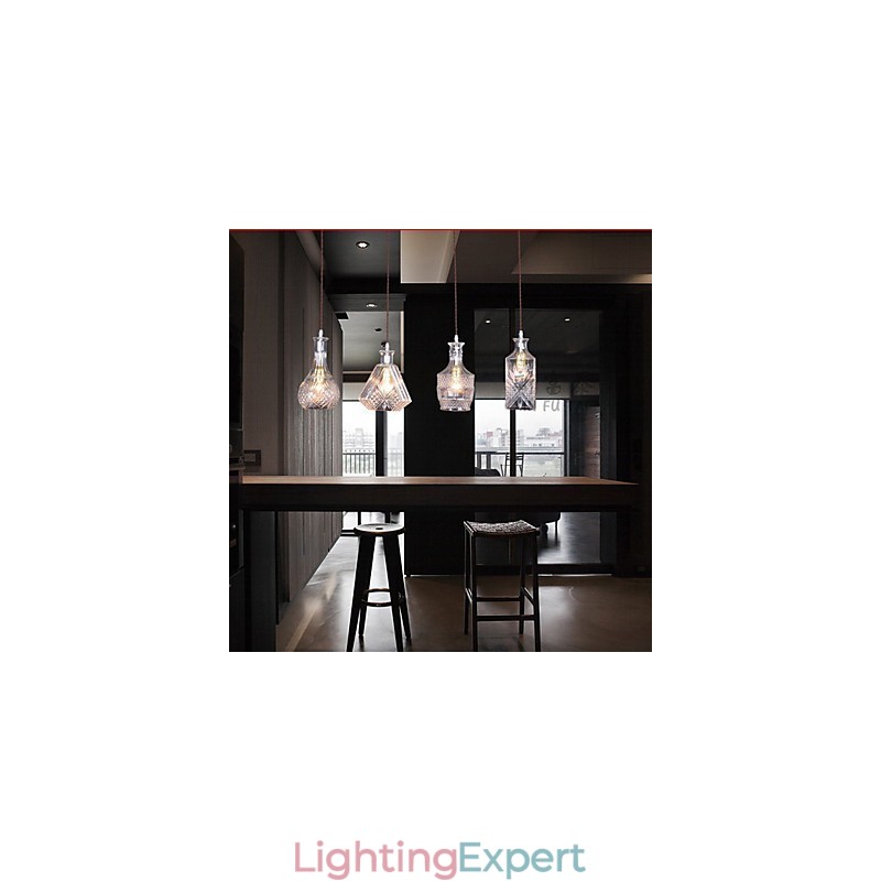 40W*4 Modern Contemporary Traditional Classic Vintage Island Metal Pendant Light