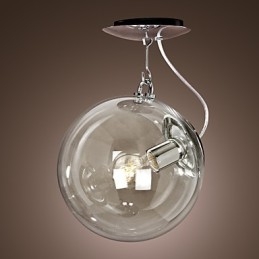 Modern Contemporary Globe Mini Style Anodized Pendant Light