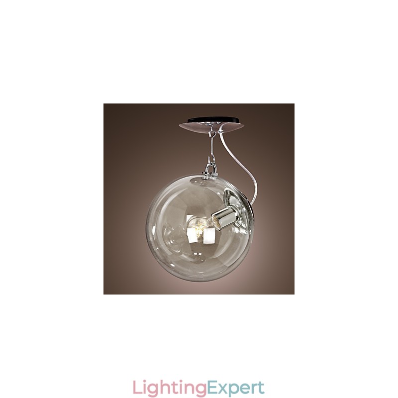 Modern Contemporary Globe Mini Style Anodized Pendant Light