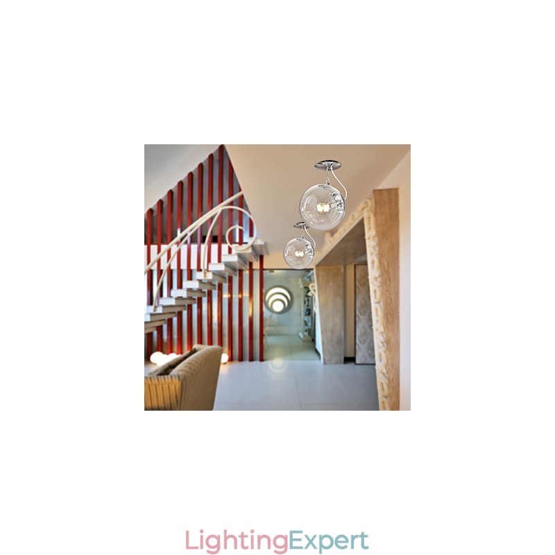 Modern Contemporary Globe Mini Style Anodized Pendant Light