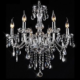Traditional Classic Vintage Crystal Electroplated Crystal Chandelier