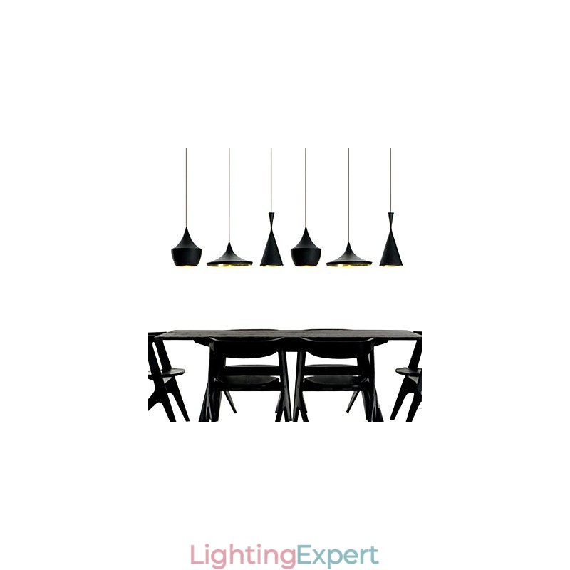 Mini Style Painting Metal Pendant Light
