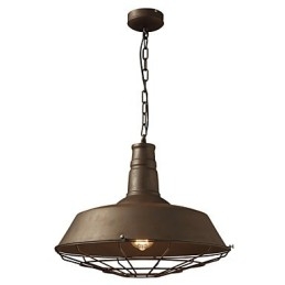 Retro Pendant Lamp 1 Light Old Metal Materila Shade Shop