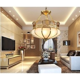 The Classical Copper Semi Ceiling lamp Copper Porch