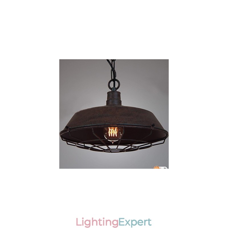 1 Light Vintage Metal Pendant Light