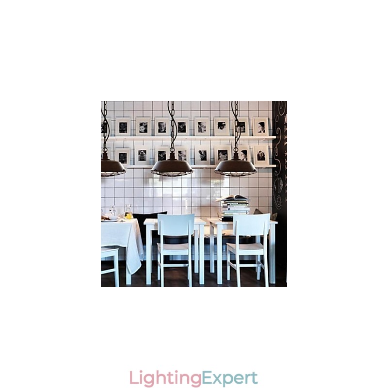 1 Light Vintage Metal Pendant Light