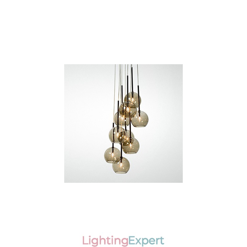 Country Mini Style Painting Metal Pendant Light