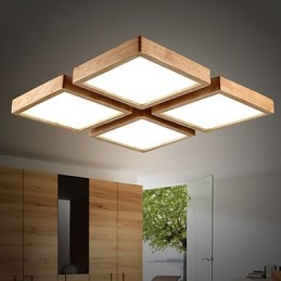 Modern Contemporary Country Mini Style Others Wood Bamboo Pendant Light