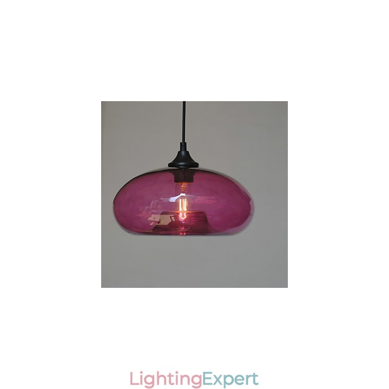 Modern Characteristic Pendant 1 Light With Transparent Shade