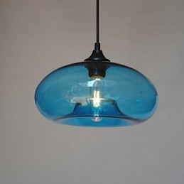 Modern Characteristic Pendant 1 Light With Transparent Shade