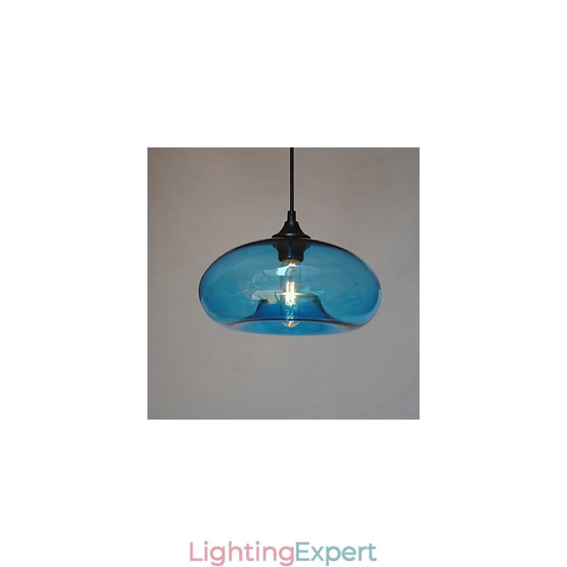 Modern Characteristic Pendant 1 Light With Transparent Shade