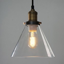 Traditional Classic Vintage Bowl Mini Style Painting Metal Pendant Light
